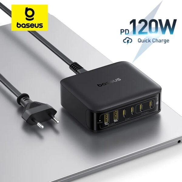 Baseus EnerFill FH21 120W 6-in-1 GaN Desktop Charging Station