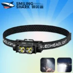 Smiling Shark TD0193A 6LED Rechargeable Headlight 1200mAh