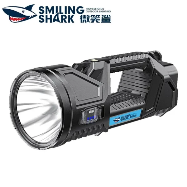 SmilingShark 10000LM Solar LED Searchlight | Type-C Rechargeable