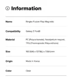 Ringke Fusion Flap Magnetic Case for Galaxy Z Fold 8 - Image 22