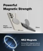 Ringke Silicone Magnetic Case for Samsung Galaxy S26 Ultra – Stone - Image 4